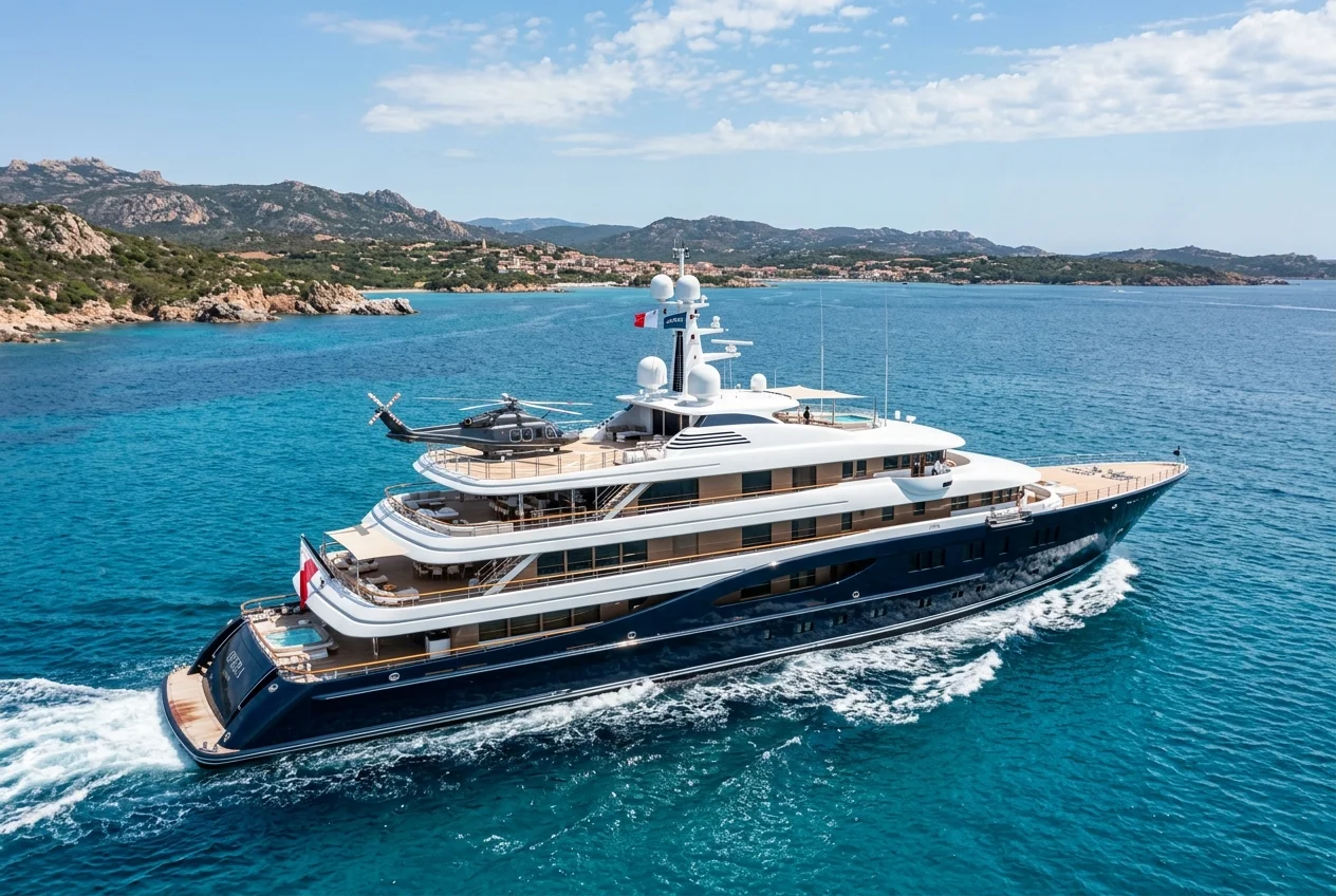 Lürssen Opera - Gigayacht Cruising Exterior