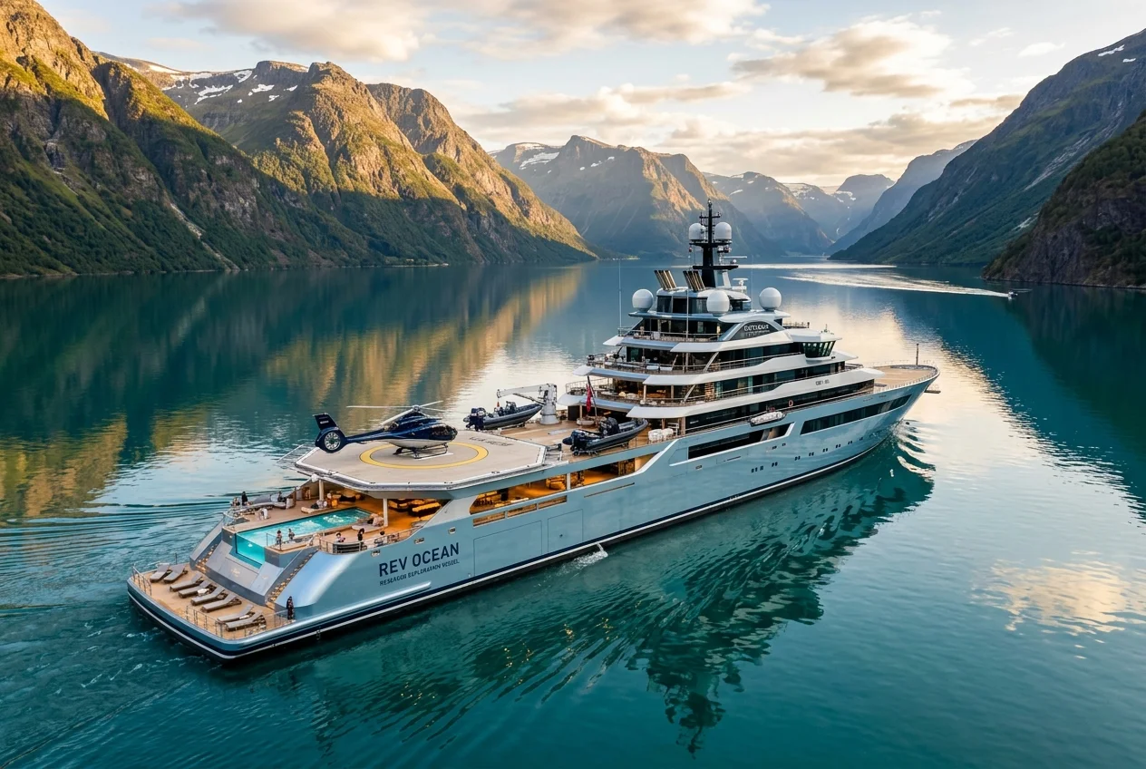 REV Ocean - Expedition Superyacht at Sea
