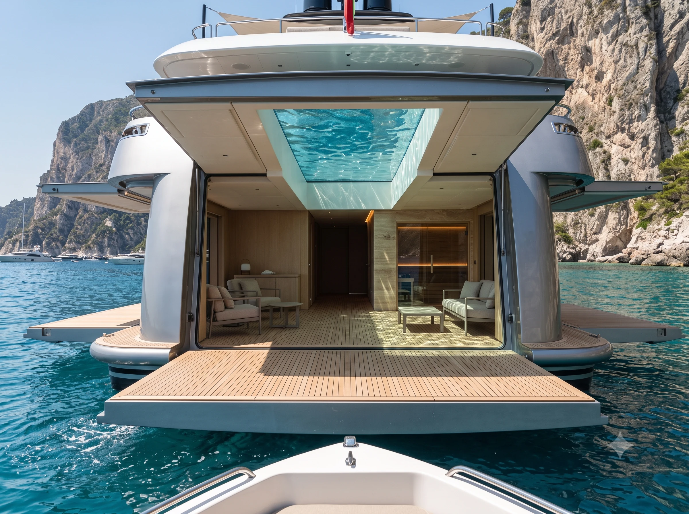Sanlorenzo 62Steel - Beach Club Ocean Terrace